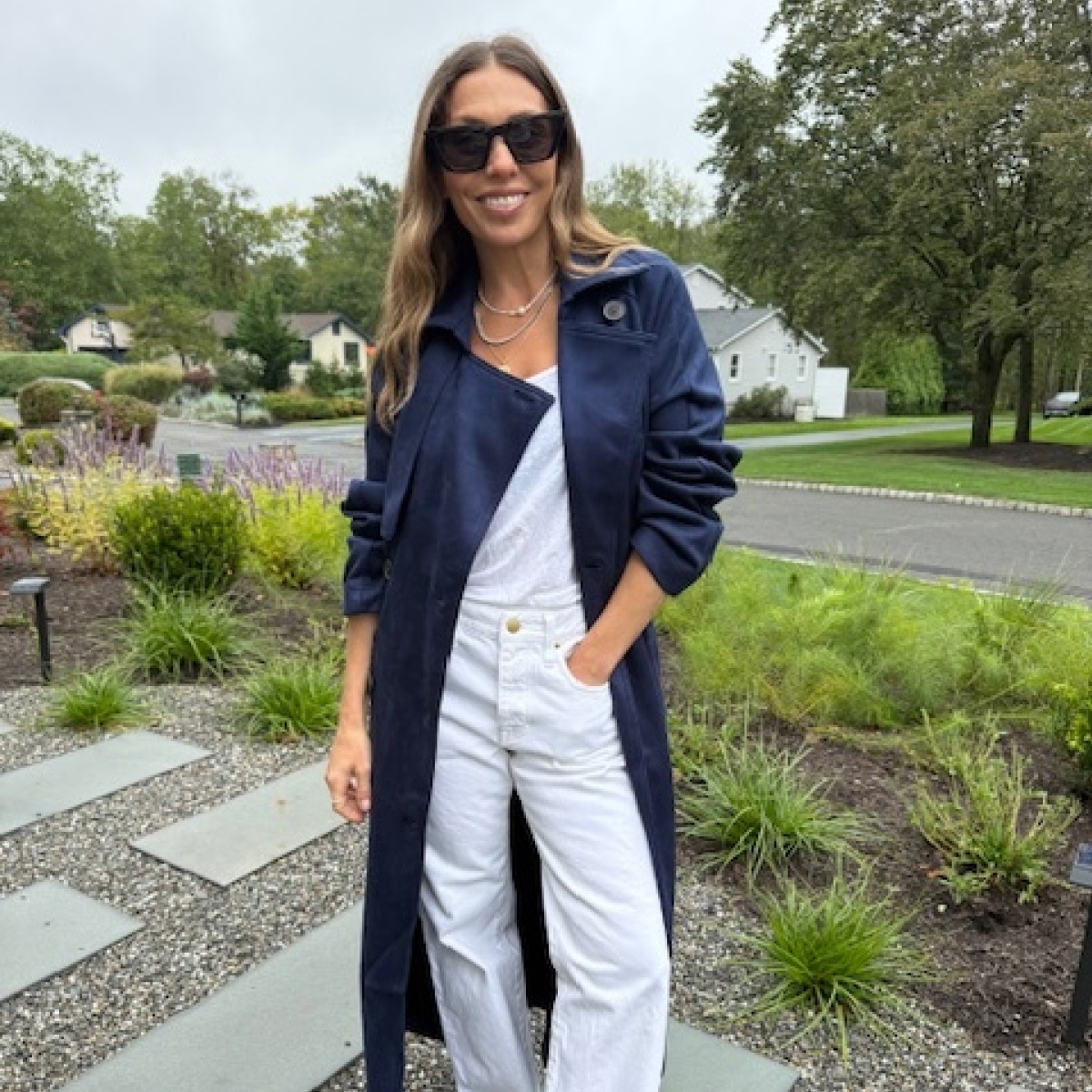 A New Day Faux Suede Trench