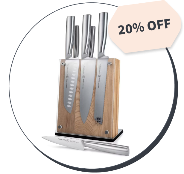 Schmidt Bros Cutlery 7pc Foundry Knife Block Set