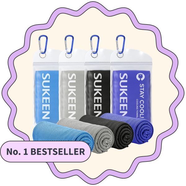  Sukeen Cooling Towels (Pack of 4)