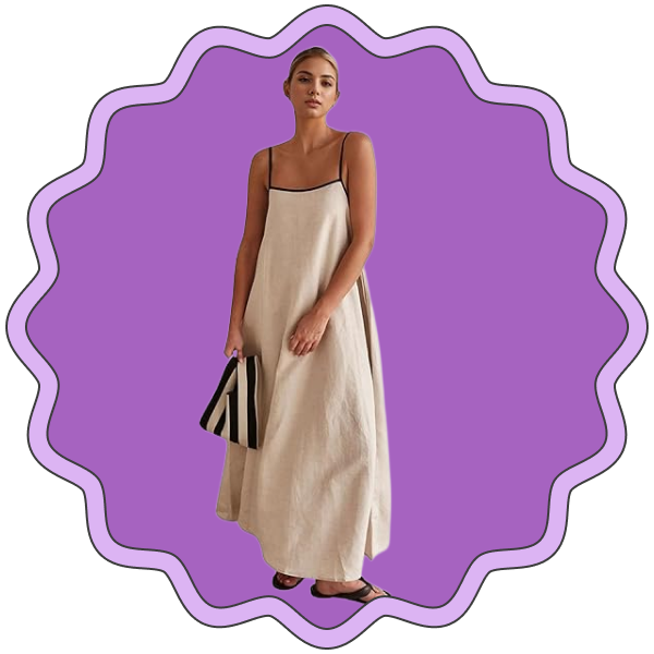 Chartou Linen-Blend Maxi Dress →