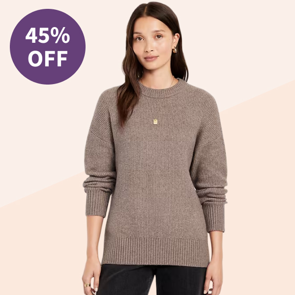 Old Navy SoSoft Crew-Neck Tunic Sweater