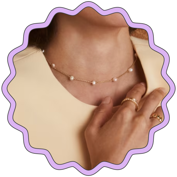Kendra Scott Leighton Pearl Strand Necklace