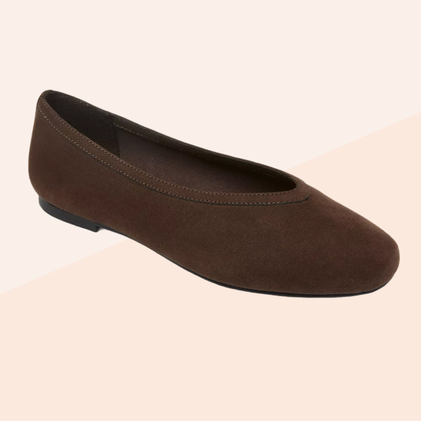 A New Day Women's Sammie Ballet Flats with Memory Foam Insole