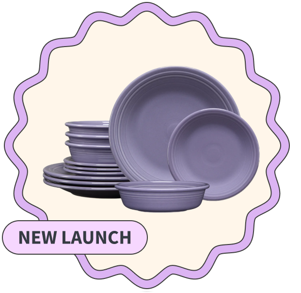 Fiesta Lavender Bistro Coupe 12-Piece Dinnerware Set