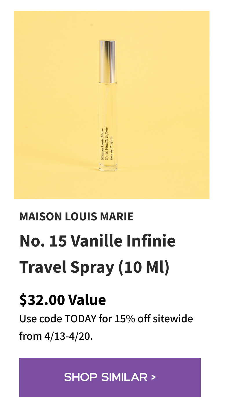 Maison Louis Marie No. 15 Vanille Infinie Travel Spray