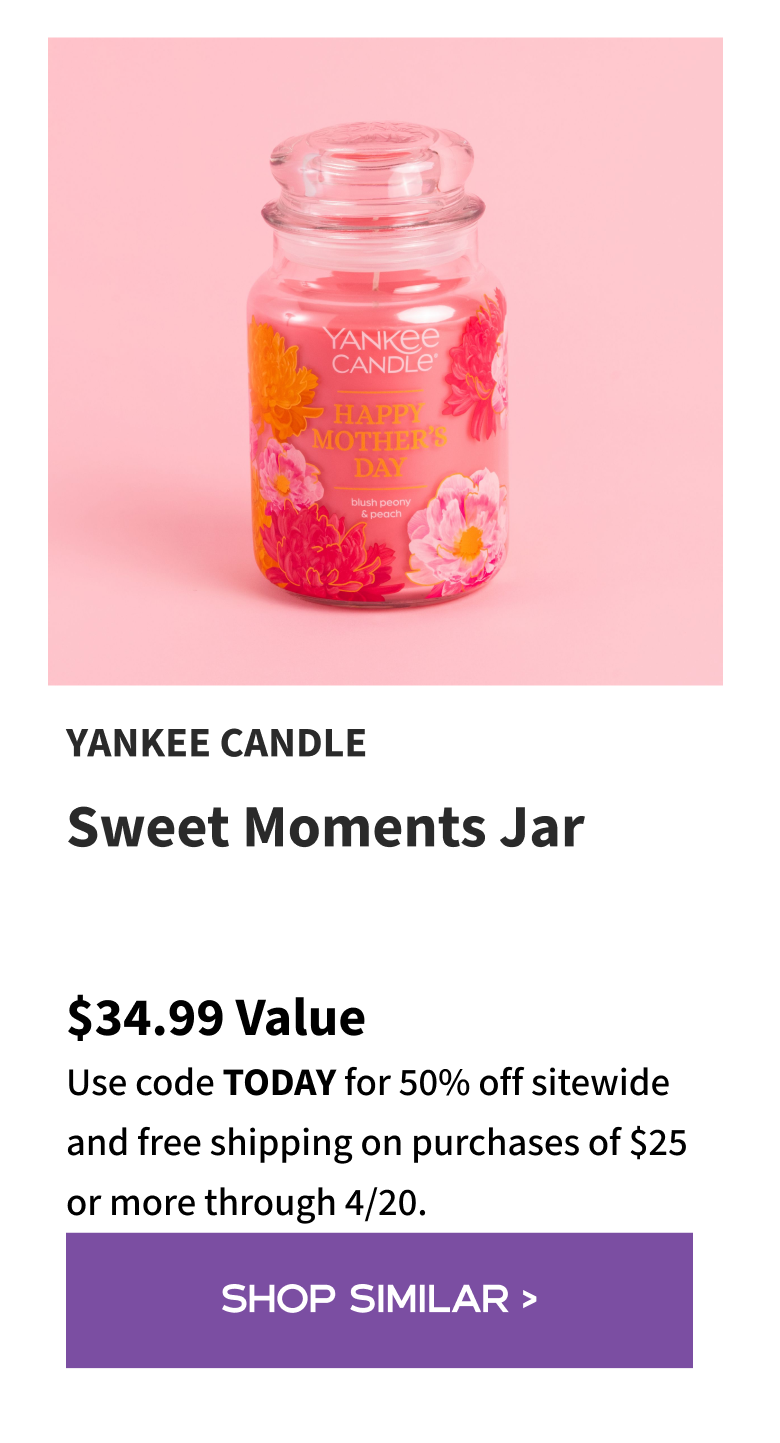 Yankee Candle Sweet Moments Jar