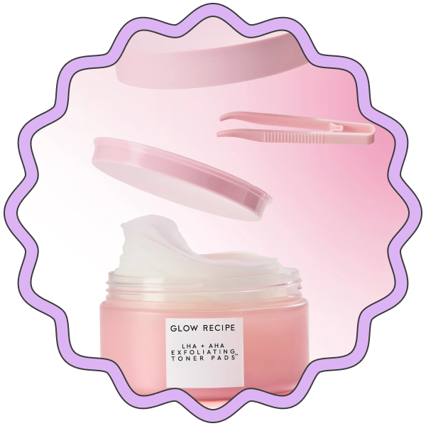 Glow Recipe LHA + AHA Korean Watermelon Toner Pads