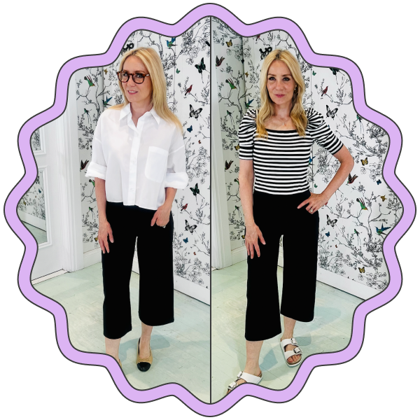 Promover Wide-Leg Capri Pants