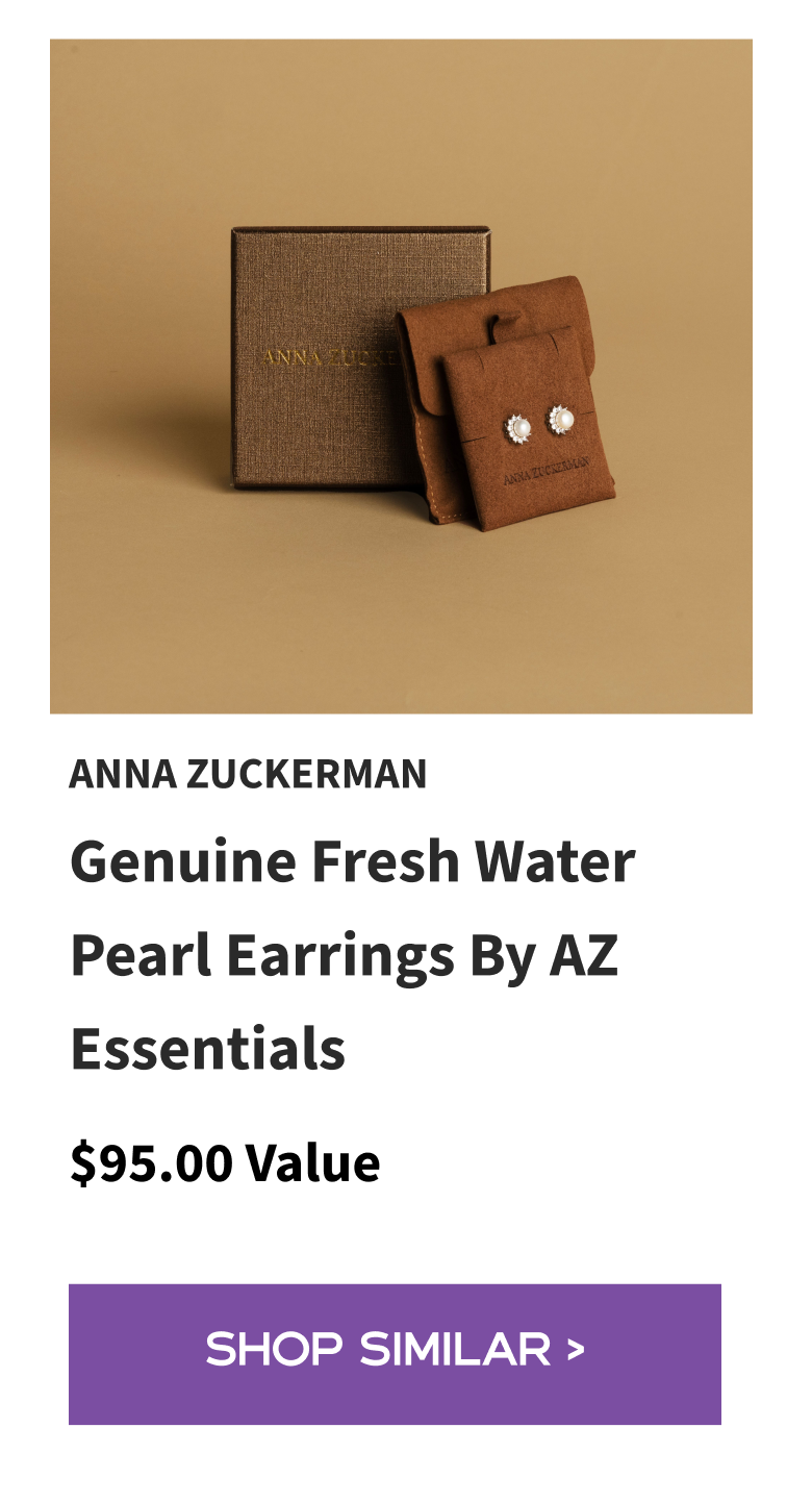 Anna Zuckerman Genuine Fresh Water Pearl Earrings by AZ Essentials