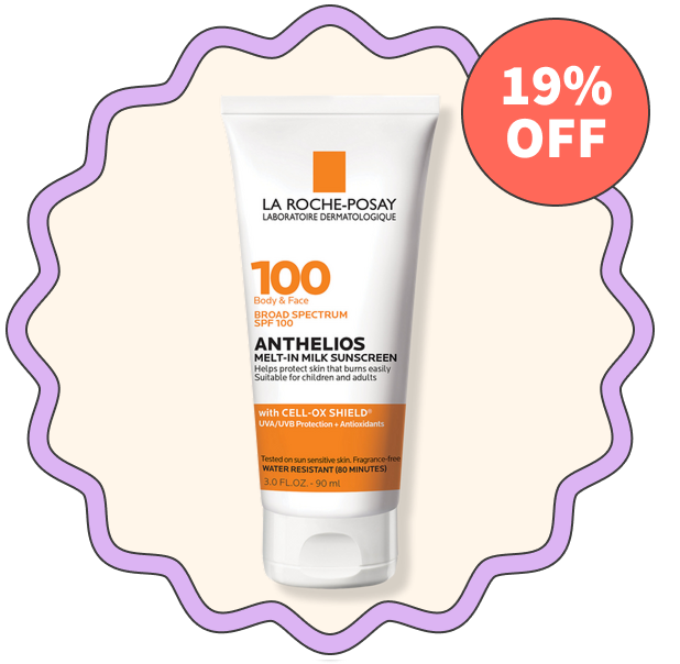 La Roche-Posay Anthelios Melt-In Milk Sunscreen SPF 100 →
