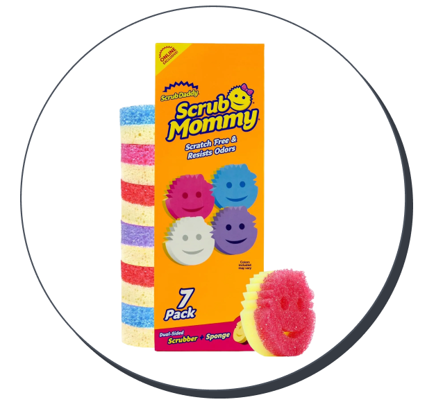 Scrub Daddy Scrub Mommy Kitchen Sponges (Pack of 7)