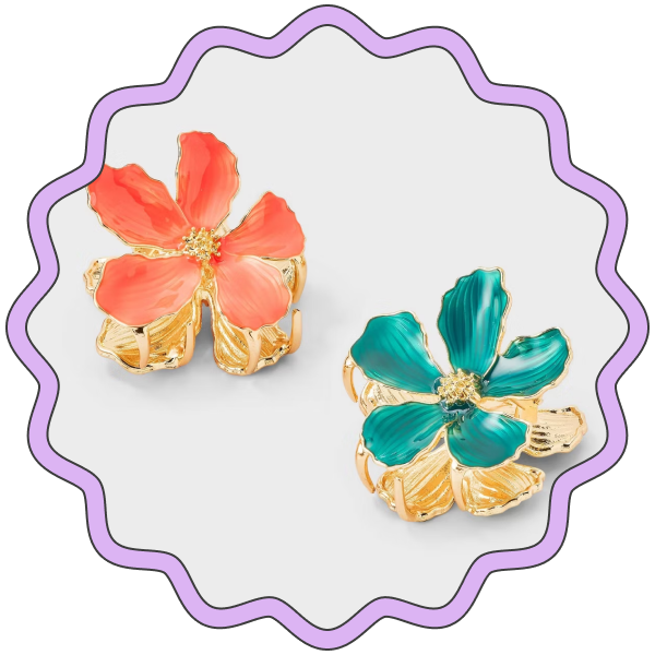 A New Day Flower Claw Clip (2-Piece Set)