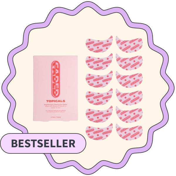 Topicals Faded Brightening Under Eye Masks (Set of 6)