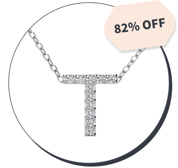 Cate & Chloe Ethereal Collection Initial Necklace