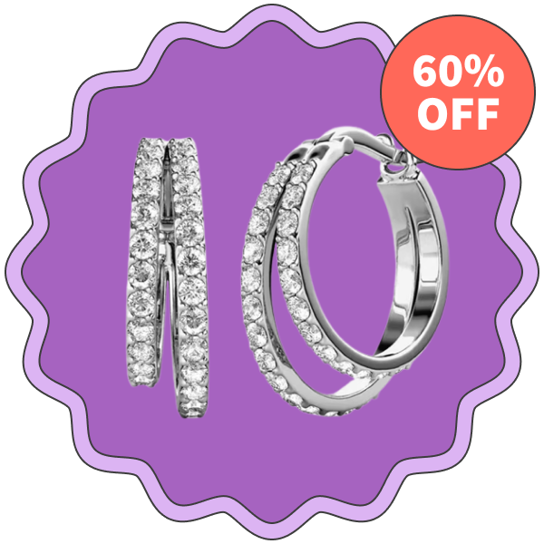 Cate & Chloe Corina Hoop Earrings