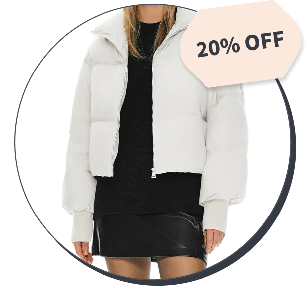 Orolay Oversized Cropped Puffer Jacket