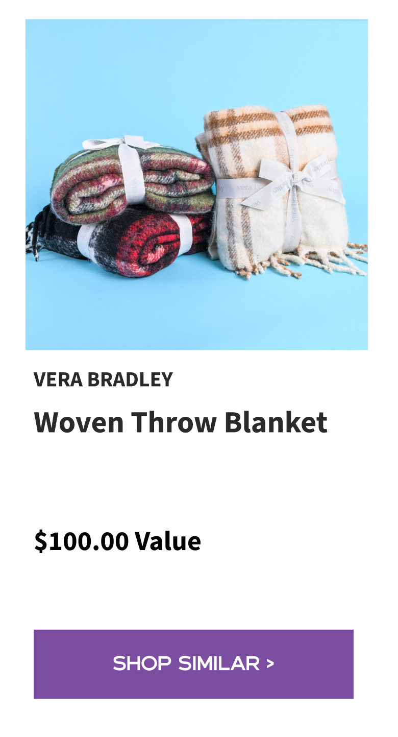 Vera Bradley Woven Throw Blanket