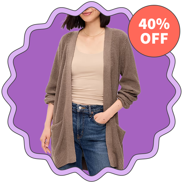 Old Navy Longline Open-Front Wrap