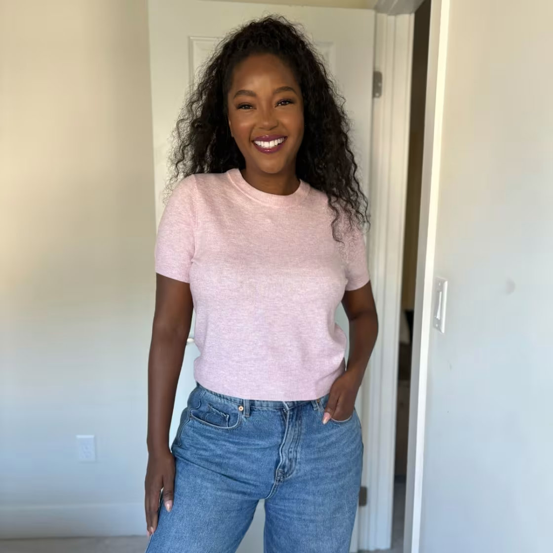 A New Day Cozy Knit T-Shirt