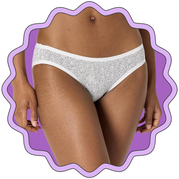 Amazon Essentials Cotton Spandex Bikini Brief Underwear (6-Pack) →