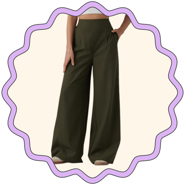 Halara Wide-Leg Casual Pants