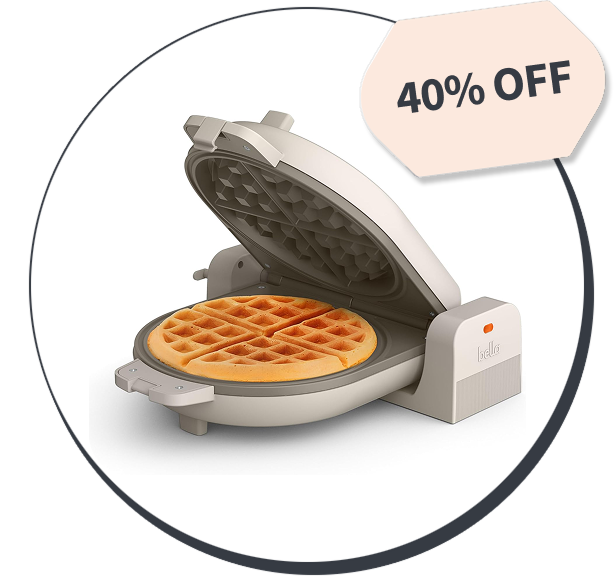 Bella Flip-n-Store Belgian Waffle Maker