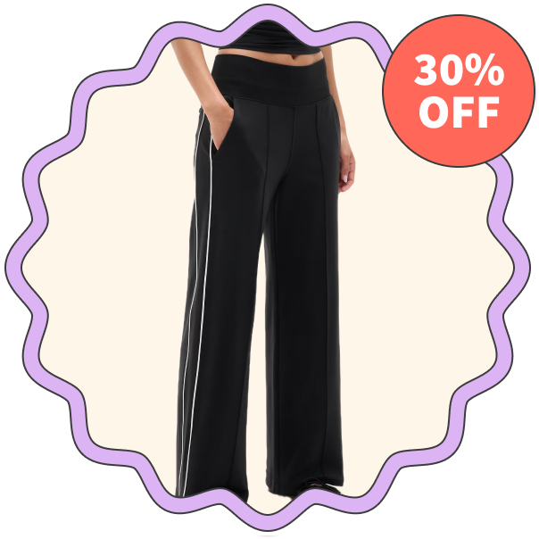 Athleta Venice High-Rise Track Stripe Wide-Leg Pant →