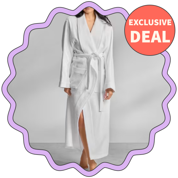 Kassatex Sakura Waffle-Terry Robe