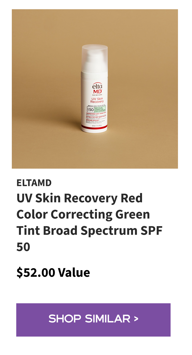 EltaMD UV Skin Recovery Red Color Correcting Green Tint Broad Spectrum SPF 50 (1.7 oz)