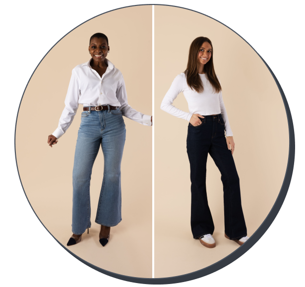 Lands' End Recover Denim High-Rise Flare Jeans