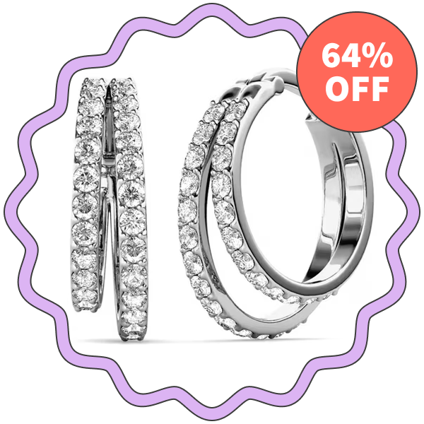 Cate & Chloe Corina Hoop Earrings