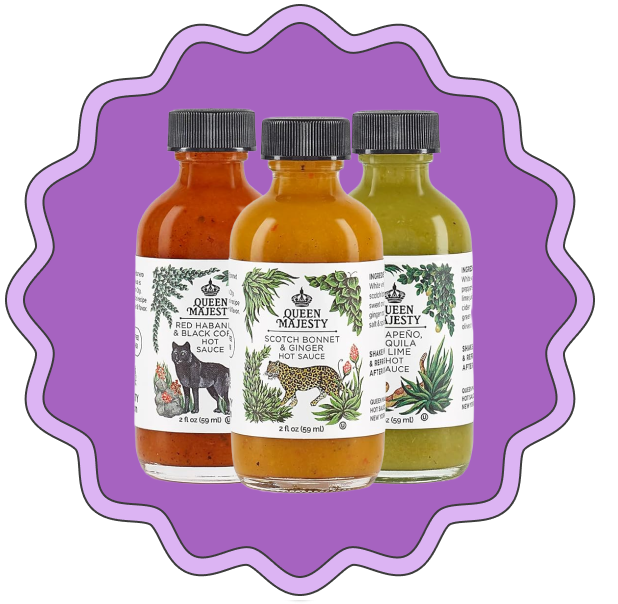 Queen Majesty Hot Sauce Sampler