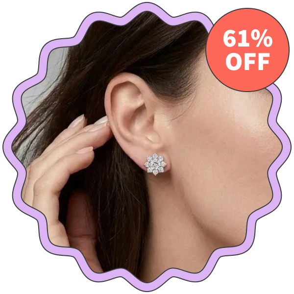 Anna Zuckerman Flower Stud Earrings by AZ Essentials