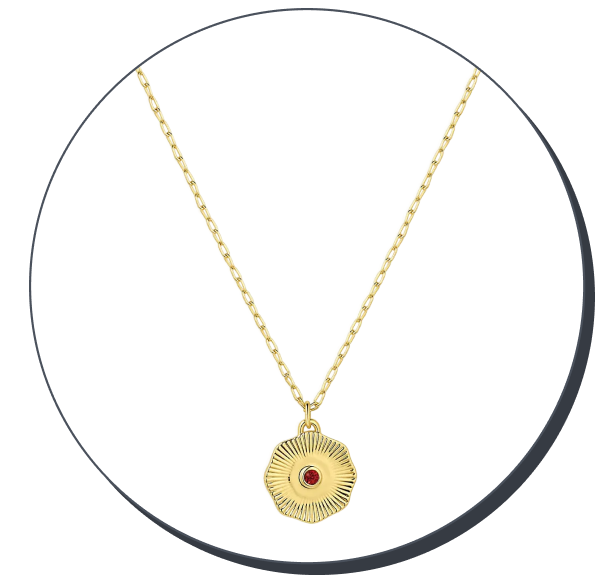 Gorjana Birthstone Coin Necklace