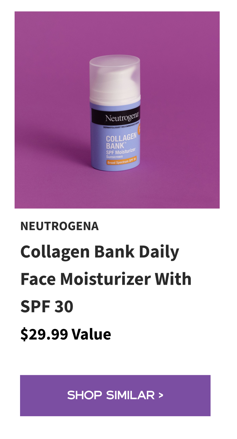 Neutrogena Collagen Bank Daily Face Moisturizer with SPF 30