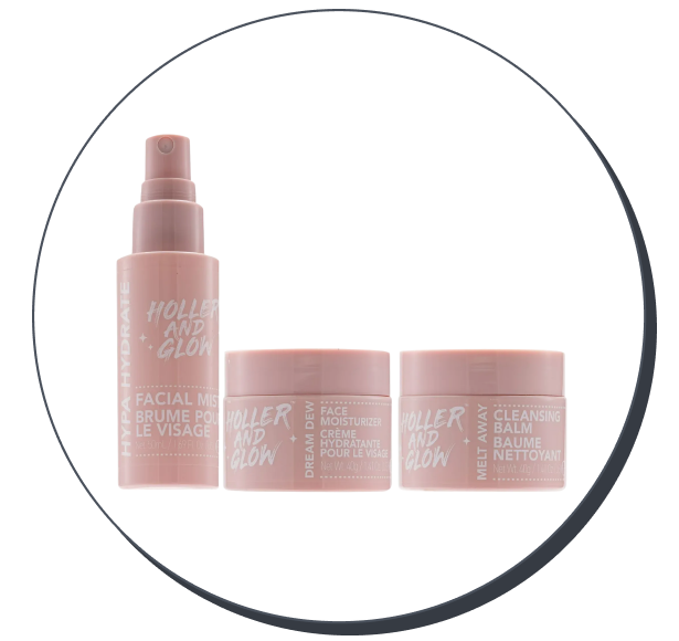 Holler and Glow Limited-Edition Rest and Reset Skin Care Gift Set