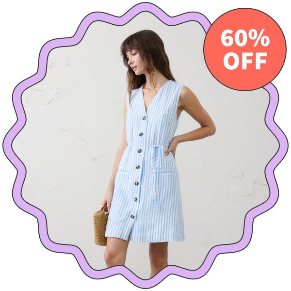 Banana Republic Factory Linen-Blend Dress  →
