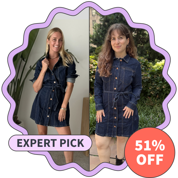 Gap Denim Belted Mini Dress