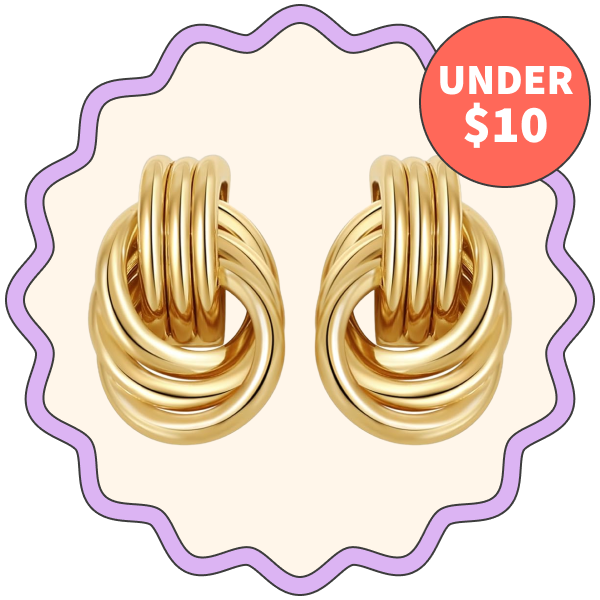 Sherlove Gold-Plated Knot Earrings