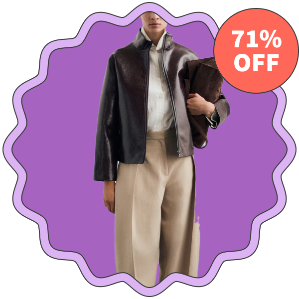Mango Outlet Perkins Collar Texture Jacket