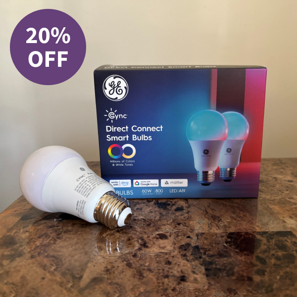 GE Cync A19 Smart LED Light Bulbs