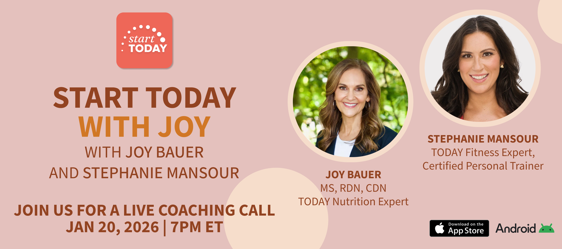 Download and subscribe to the Start TODAY app