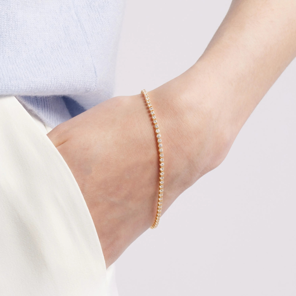 Nordstrom 2mm Cubic Zirconia Tennis Bracelet