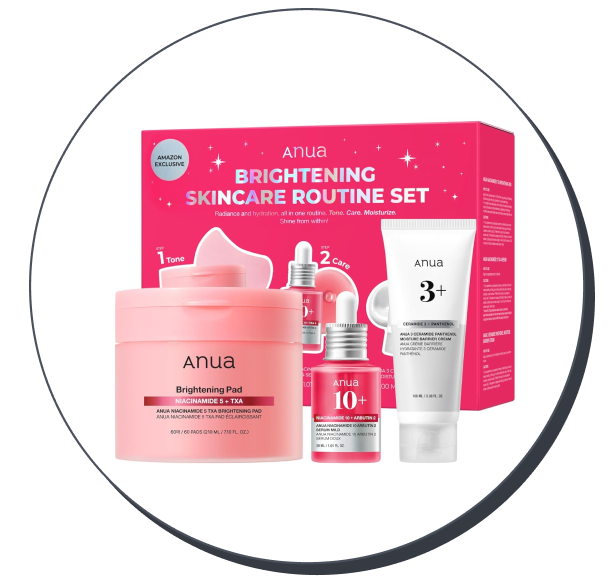 Anua Brightening Niacinamide Skincare Routine Set