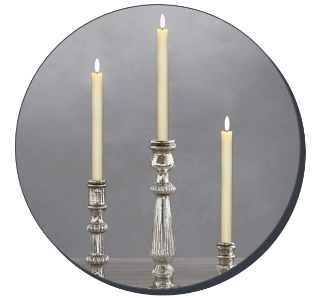 GenSwin Flameless Tapering Candles