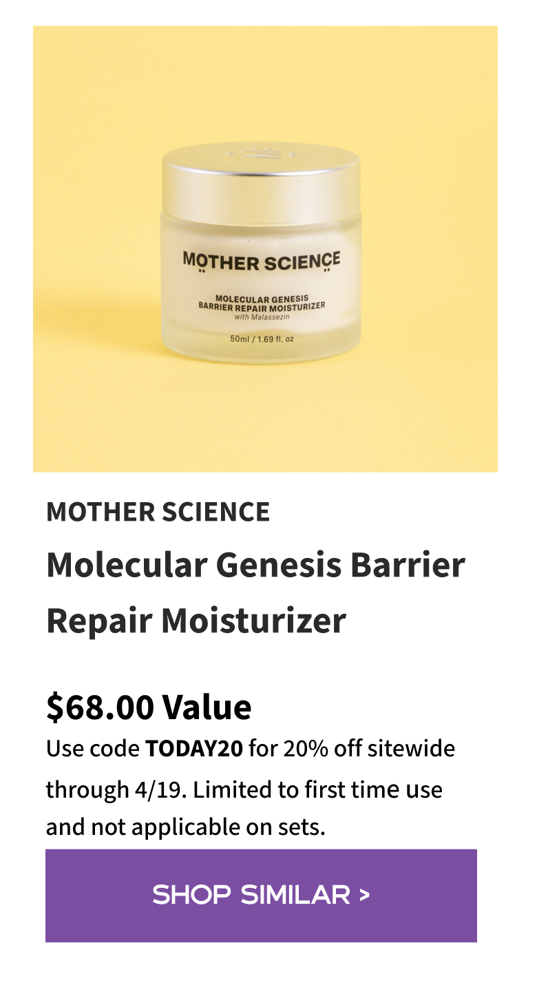 Mother Science Molecular Genesis Barrier Repair Moisturizer