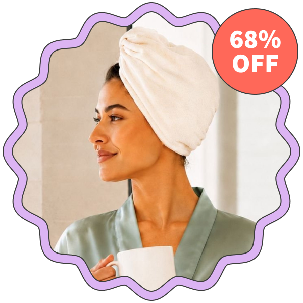 Discover Night Quick Dry Hair Towel (Pack of 2)