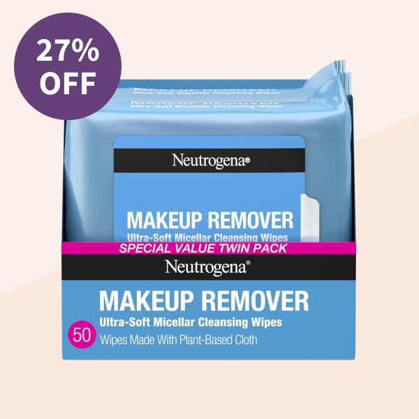 Neutrogena Makeup Remover Wipes (2 Pack of 25 Wipes Each)