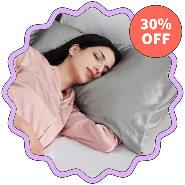 Bedsure Satin Pillowcase