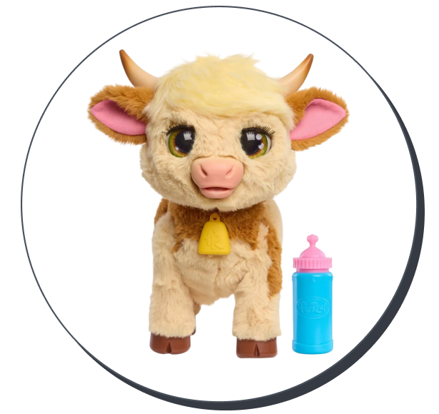 FurReal Maggie the Feed & Follow Cow